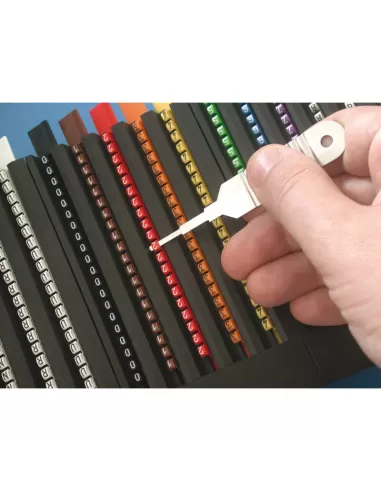 Cembre 23129-s Markierungselement PMP-30 weiße Initialen s